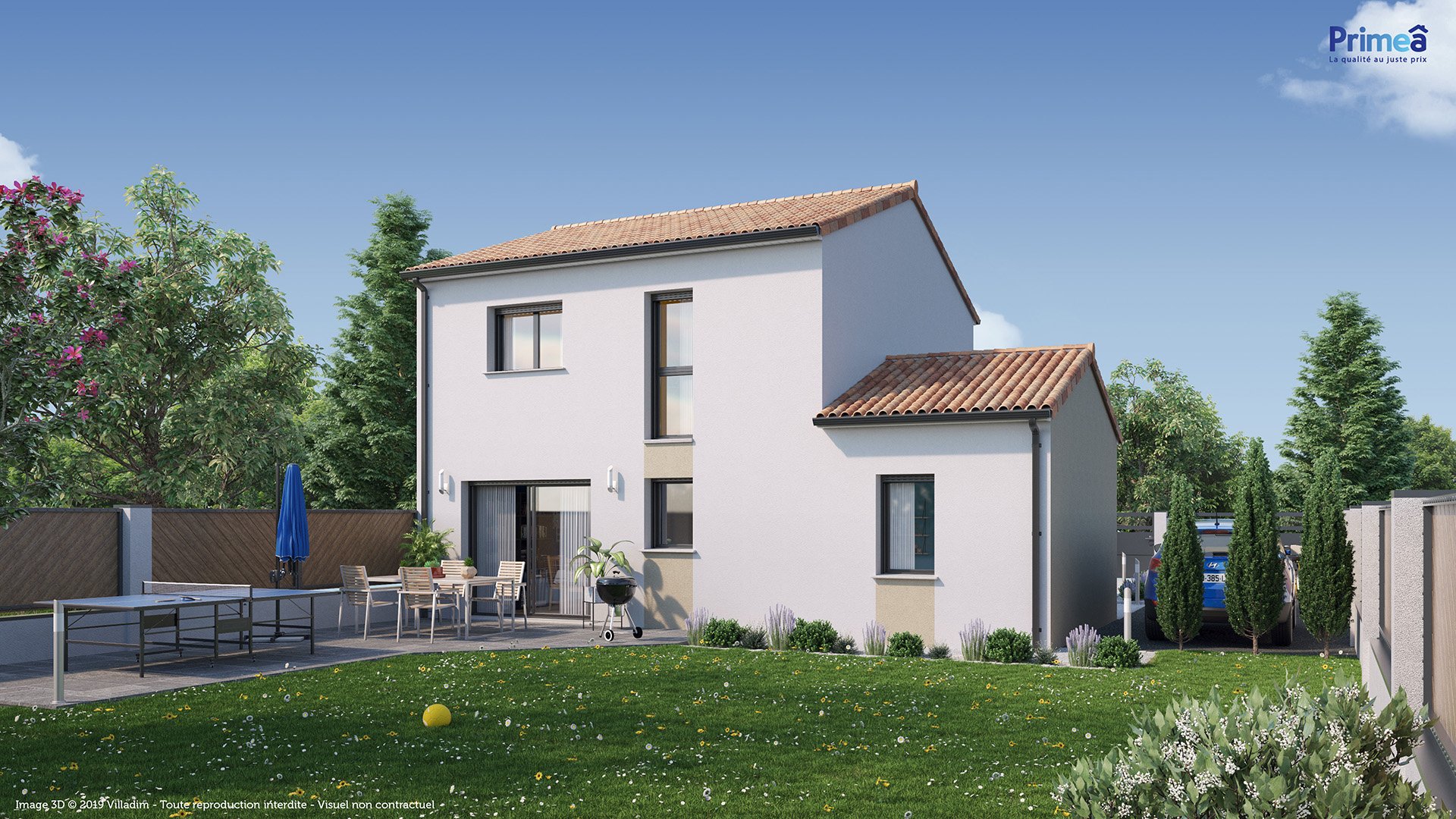 RochesPrémarieAndillé Maison de 4 chambres, 2 salle de bains à vendre sur terrain de 509 m²